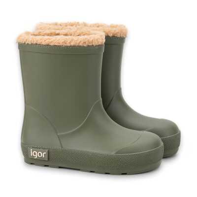 Igor W10314 Yogi Dk Borreguito Yağmur Haki Kız Çocuk Çizme - Igor