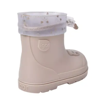 Igor W10322 Mendi Gato Yağmur Bej Çocuk Çizme - 4