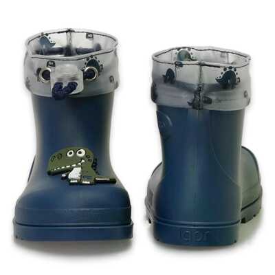 Igor W10323 Mendi Dino Yağmur Mavi Çocuk Çizme - 4
