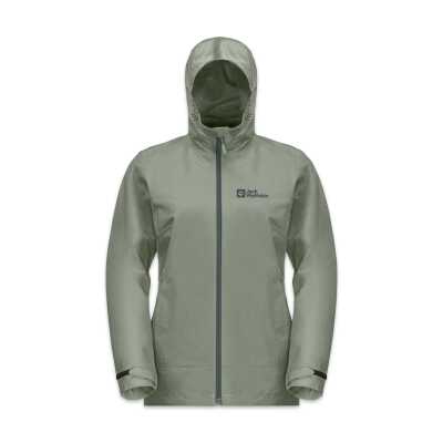 Jack Wolfskın 1115621 Waterproof Moonrise 3In1 Jkt Açık Yeşil Kadın Mont - 2