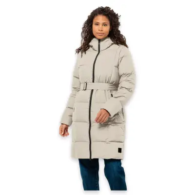Jack Wolfskin 1206132 Frozen Lake Coat W Suya Dirençli Mont - 1