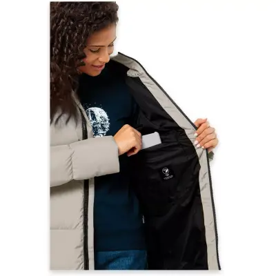 Jack Wolfskin 1206132 Frozen Lake Coat W Suya Dirençli Mont - 5