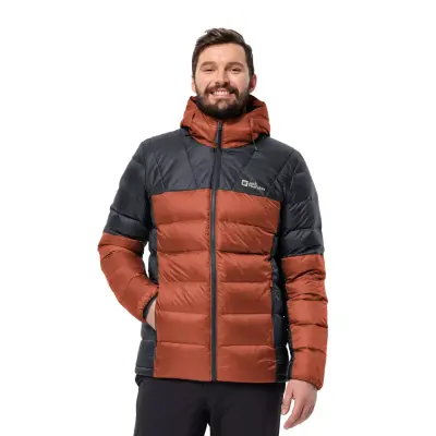 Jack Wolfskin 1207141 Nebelhorn Down Hoody M Karamel Erkek Mont - 1