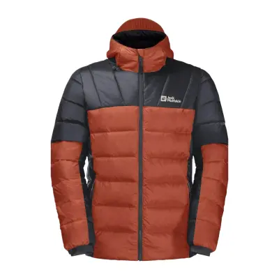 Jack Wolfskin 1207141 Nebelhorn Down Hoody M Karamel Erkek Mont - 4