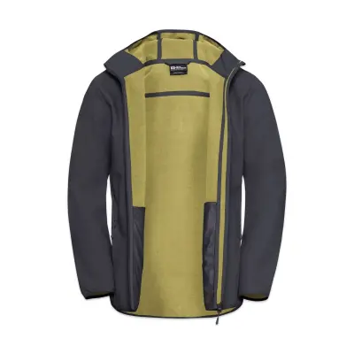 Jack Wolfskin 1307471 Bornberghoody Suya Dirençli Mont Gri Erkek Mont - Jack Wolfskin (1)