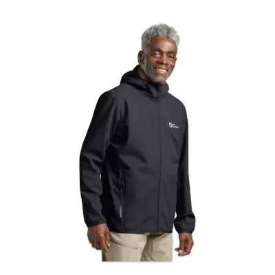 Jack Wolfskin 1307471 Bornberghoody Suya Dirençli Mont Gri Erkek Mont - 4