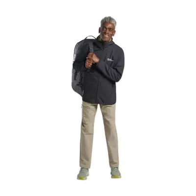 Jack Wolfskin 1307471 Bornberghoody Suya Dirençli Mont Gri Erkek Mont - 5