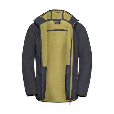 Jack Wolfskin 1307471 Bornberghoody Suya Dirençli Mont Gri Erkek Mont - 2