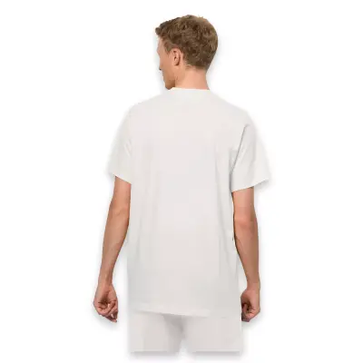 Jack Wolfskin 1808382 Essential T M Bej Erkek T-Shirt - 2