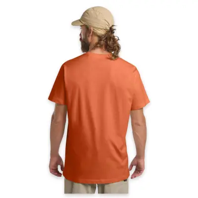 Jack Wolfskin 1808382 Essential T M Turuncu Erkek T-Shirt - 2