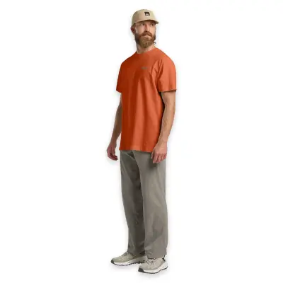 Jack Wolfskin 1808382 Essential T M Turuncu Erkek T-Shirt - 3