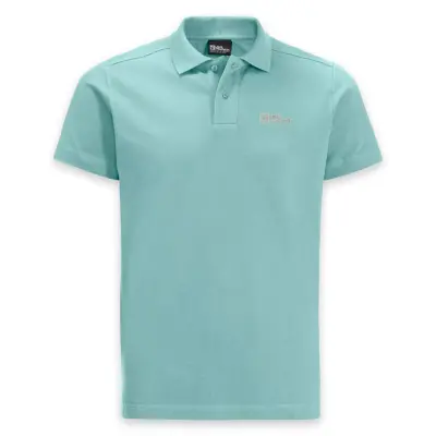 Jack Wolfskin 1809301Tr Essential Polo M Açık Yeşil Erkek T-Shirt - 5