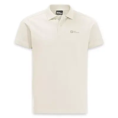 Jack Wolfskin 1809301Tr Essential Polo M Beyaz Erkek T-Shirt - 5