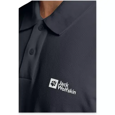 Jack Wolfskin 1809301Tr Essential Polo M Lacivert Erkek T-Shirt - 4