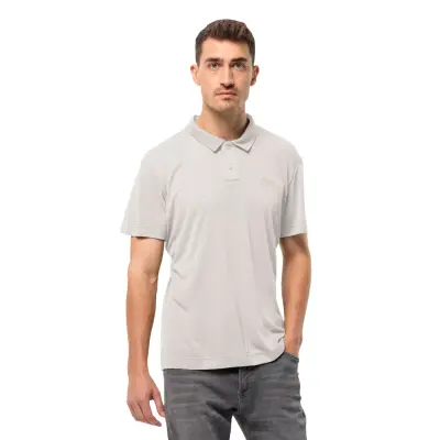 Jack Wolfskin 1809731 Pikeh Polo M Bej Erkek T-Shirt - 1