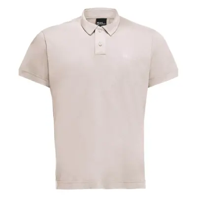 Jack Wolfskin 1809731 Pikeh Polo M Bej Erkek T-Shirt - 3