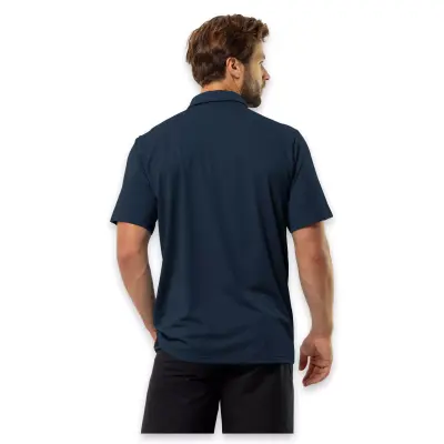 Jack Wolfskin 1809801Tr Delgami Polo M Lacivert Erkek T-Shirt - 2