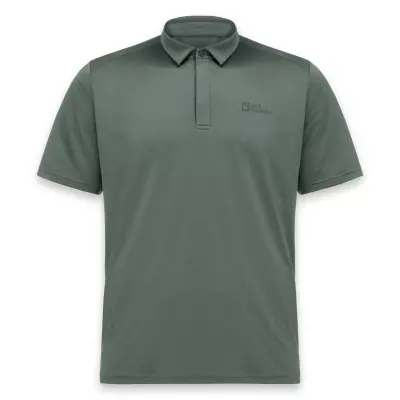 Jack Wolfskin 1809801Tr Delgami Polo M Yeşil Erkek T-Shirt - 3