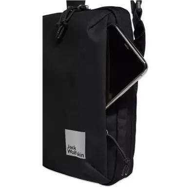 Jack Wolfskin 8007811 Konya Organizer Outdoor 17X2X24 Siyah Unisex Spor Çanta - 5