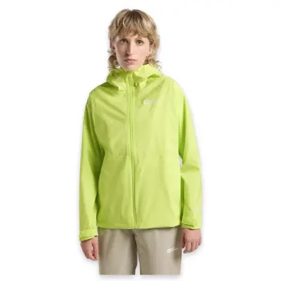 Jack Wolfskin A63767 Prelight 2.5L Lt Jkt W Yağmurluk Açık Yeşil Kadın Outdoor 
