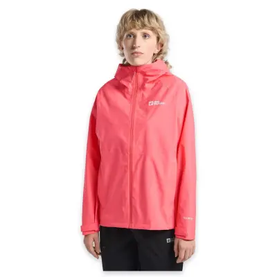 Jack Wolfskin A63767 Prelight 2.5L Lt Jkt W Yağmurluk Kırmızı Kadın Outdoor 