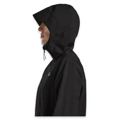 Jack Wolfskin A63767 Prelight 2.5L Lt Jkt W Yağmurluk Siyah Kadın Outdoor - 3