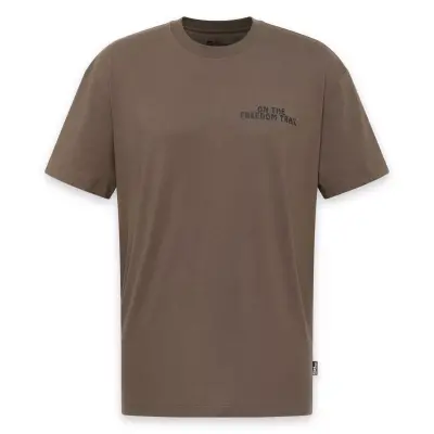 Jack Wolfskin A63857Tr Trailblazer T M Kahverengi Erkek T-Shirt - 5