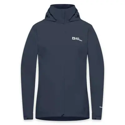 Jack Wolfskin A63902 Trailtime 2L Jkt W Lacivert Kadın Outdoor - 4