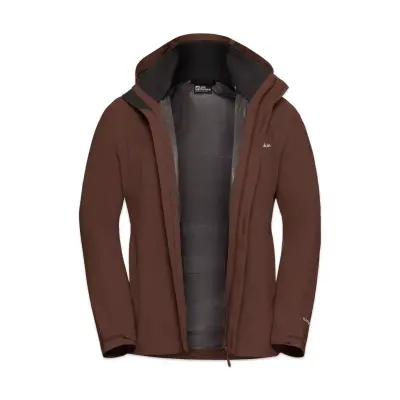 Jack Wolfskin A63903 Trailtime 2L Jkt M Kahverengi Erkek Outdoor - 4