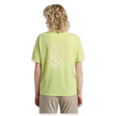 Jack Wolfskin A63953 Vonnan Graphic T W Açık Yeşil Kadın T-Shirt - 2
