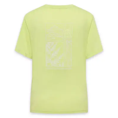 Jack Wolfskin A63953 Vonnan Graphic T W Açık Yeşil Kadın T-Shirt - 5