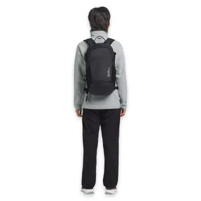 Jack Wolfskin A64003 Outdoor Sırt 10X27X45 Siyah Un Spor Çanta - 5