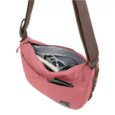 Jack Wolfskin A64024 Rose Outdoor 23X10X20 Kırmızı Unisex Spor Çanta - 3