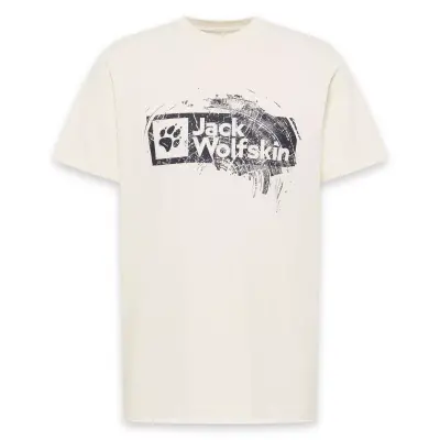 Jack Wolfskin A64116Tr Brand T M Beyaz Erkek T-Shirt - 5