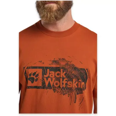Jack Wolfskin A64116Tr Brand T M Turuncu Erkek T-Shirt - 4
