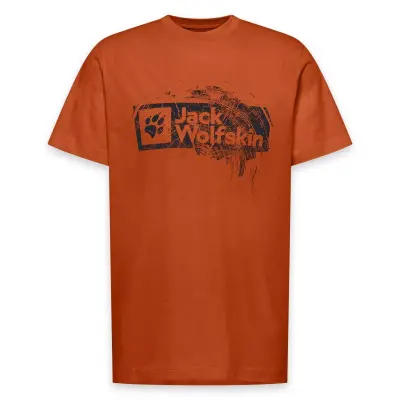 Jack Wolfskin A64116Tr Brand T M Turuncu Erkek T-Shirt - 5