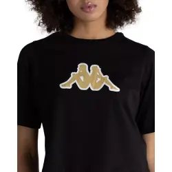 Kappa 331L23W Logo Teoin Siyah Kadın T-Shirt - 3