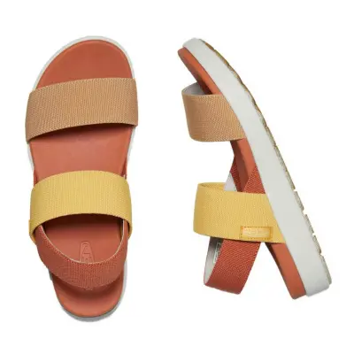 Keen 1022620 Elle Backstrap Turuncu Kadın Sandalet - 3