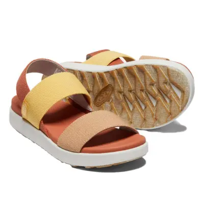 Keen 1022620 Elle Backstrap Turuncu Kadın Sandalet - 4
