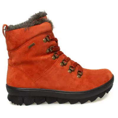 Legero 000503 Z Novara Gore-Tex Deri Kırmızı Kadın Bot - 2