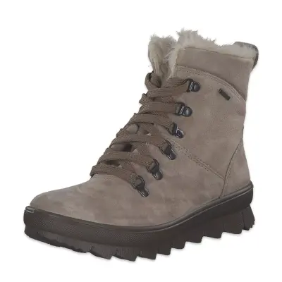 Legero 000530 Z Novara Gore-Tex Deri Bej Kadın Bot 