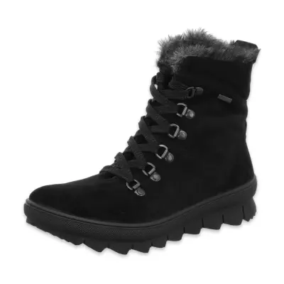 Legero 000530 Z Novara Gore-Tex Deri Siyah Kadın Bot 