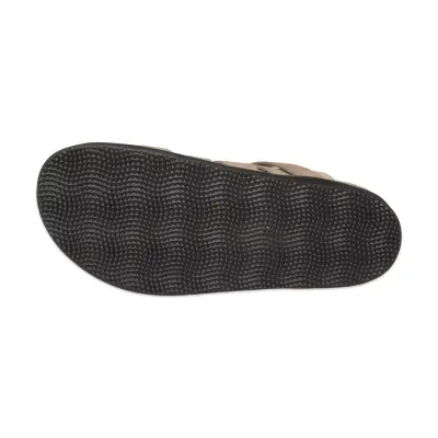 Lemoors Wlars101 Larissa Shammy Deri Günlük Bej Kadın Terlik - 5