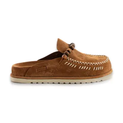 Lemoors Wrum104 Rumi Deri Günlük Önü Kapali Kahverengi Kadın Terlik - 4