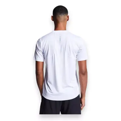 Lescon 24B-1012 Koşu Kısa Kol Beyaz Erkek T-Shirt - 3