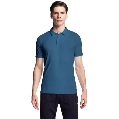 Lescon 24S1275 Kısa Kol Polo Yaka T Mavi Erkek T-Shirt 