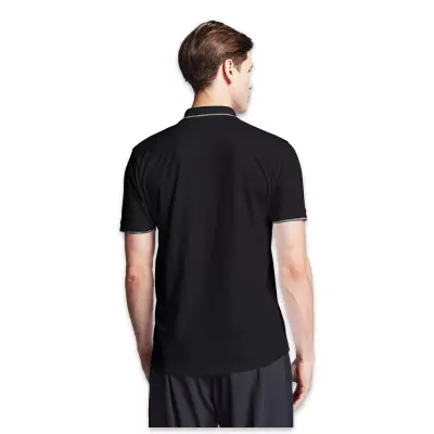 Lescon 25B1046 Kısa Kol Polo Yaka T Siyah Erkek T-Shirt - 2