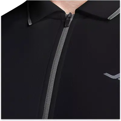 Lescon 25B1046 Kısa Kol Polo Yaka T Siyah Erkek T-Shirt - 4