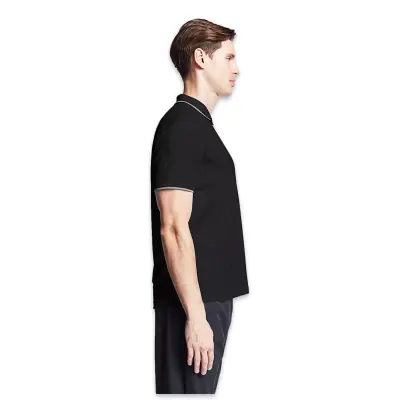 Lescon 25B1046 Kısa Kol Polo Yaka T Siyah Erkek T-Shirt - 5