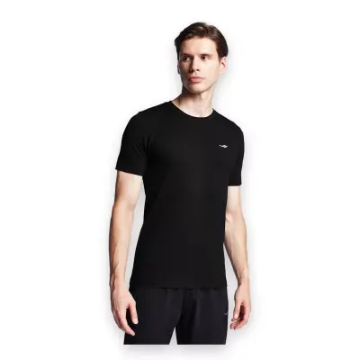 Lescon 25S1294 Kısa Kol Siyah Erkek T-Shirt 